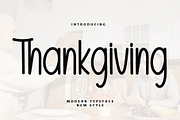 Thankgiving, a Handwritten Font by FreshTypeINK (Thumbnail 1 of 6)
