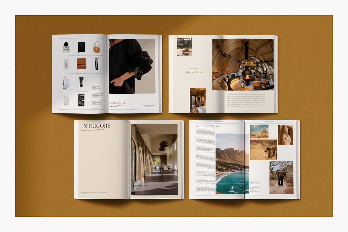 AURORA / Lifestyle Magazine Template, a Magazine Template by Circular (Photo 7 of 10)
