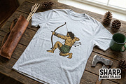 Vintage Warrior Archer With Arrows, an Object Graphic by SharpMarketplace (Thumbnail 4 of 5)