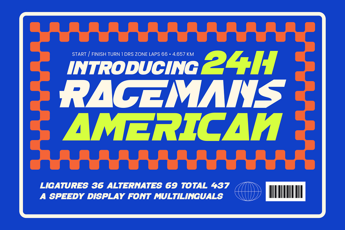Racemans American Speedy Display, a Sans Serif Font by timelesstype.co (Photo 1 of 15)