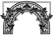 Decorative Arch Window Vector Set, a Decorative Illustration by Designer_Momina (Thumbnail 4 of 21)