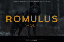 Romulus Wolf-Sans serif font family