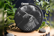 Flying Raven Mysterious Dark Circle, a Background Graphic by LaseredNinja (Thumbnail 2 of 7)