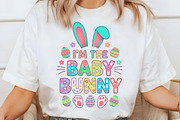I’m the Baby Bunny Funny Easter Png, an Illustration by designcity5 (Thumbnail 5 of 9)