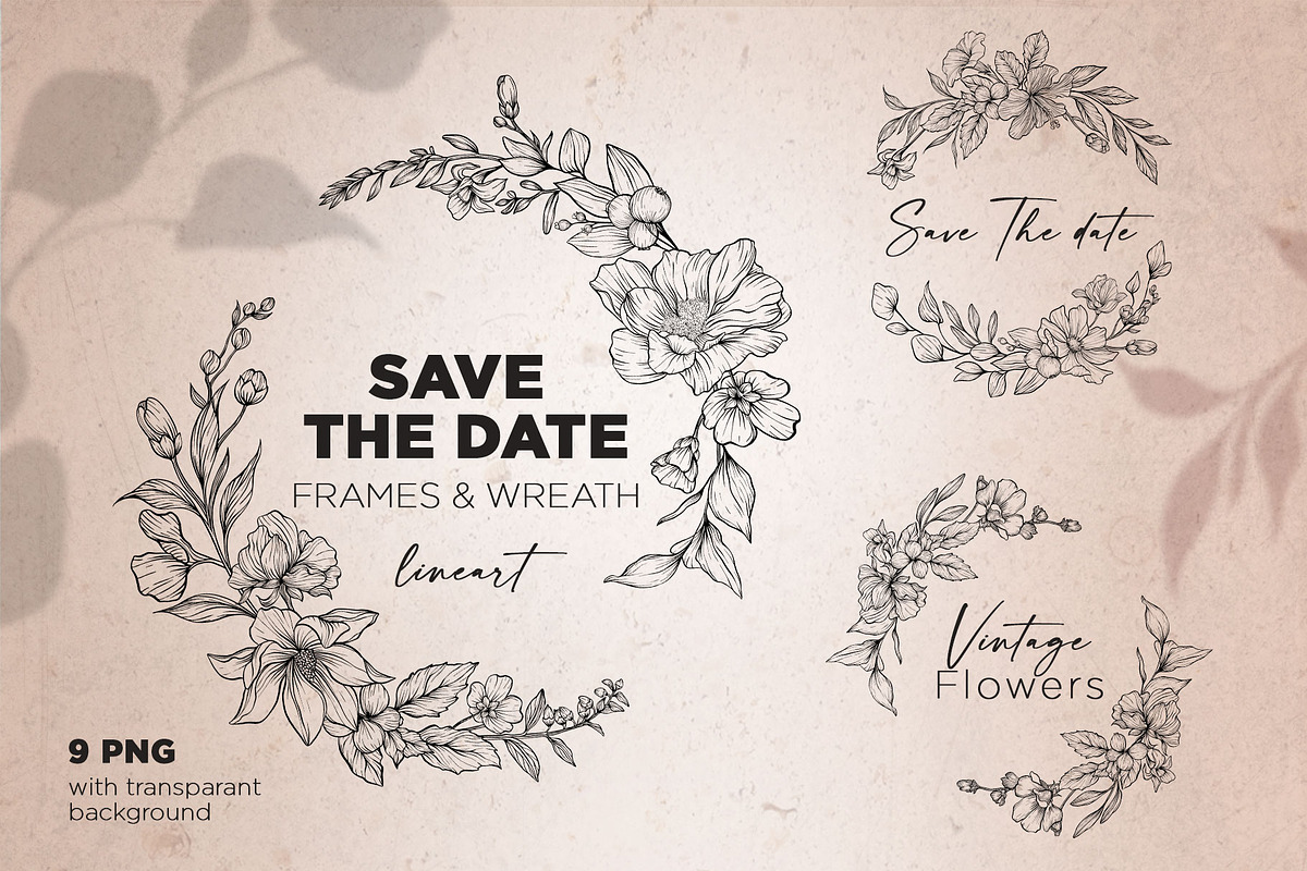 VINTAGE GARDEN FLOWERS, a Decorative Illustration by Papatongartist (Photo 3 of 9)