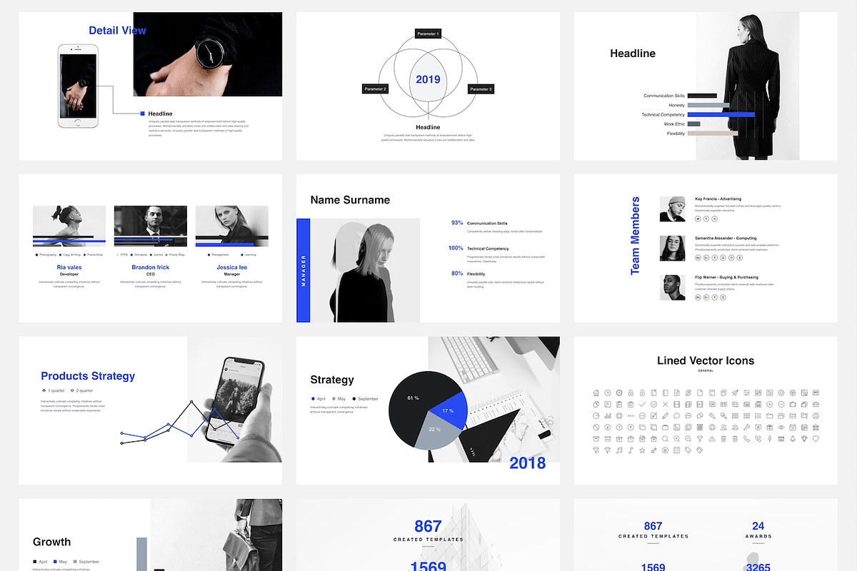 Infographics Minimalist, a Presentation Template by Goashape Studio (Photo 3 of 14)