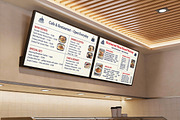 Restaurant Menu Board Mockup, an Advertising Mockup by Pitchlook.Studio (Thumbnail 3 of 4)