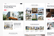 Homez - Real Estate Figma Template, an UI Kit Template by FinestDevs (Thumbnail 2 of 4)