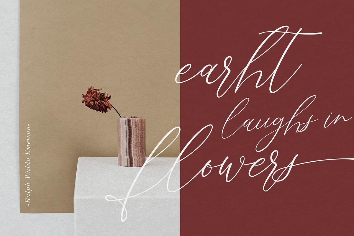 Fistamora, a Script Font by Letteratom (Photo 2 of 6)