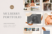 Mulberry Portfolio | Canva, a Magazine Template by Ralony (Thumbnail 1 of 10)