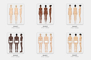 Fashion Croquis Template Set PNG+PSD, a Person Illustration by byJuliaKors (Thumbnail 2 of 4)