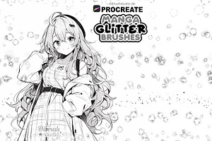 Procreate - Manga Glitter Brushes