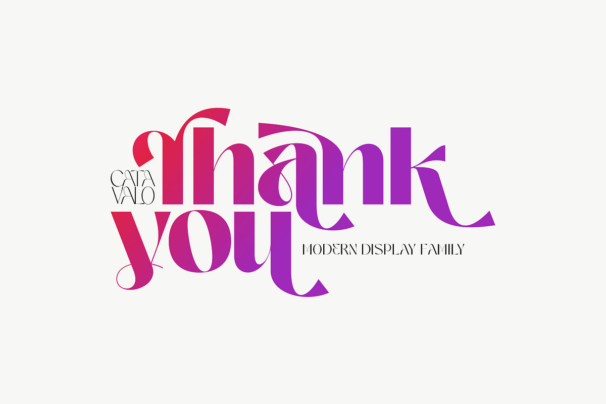 Catavalo - Modern display family, a Font by creativemedialab (Photo 23 of 23)