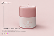 Label in Candle Mockup, an Advertising Mockup by skybluecreative (Thumbnail 1 of 2)