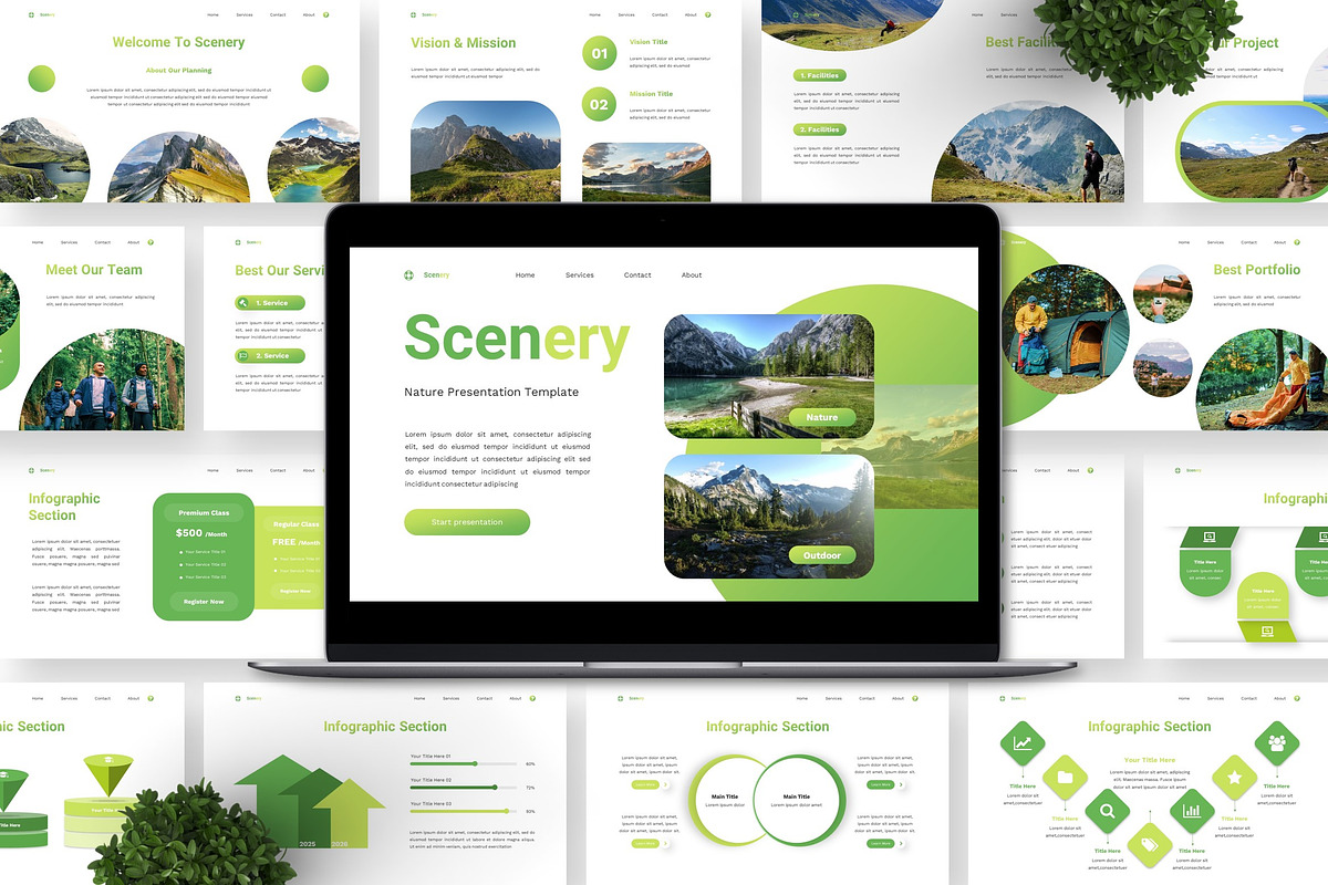 Scenery - Nature Google Slide preview 4