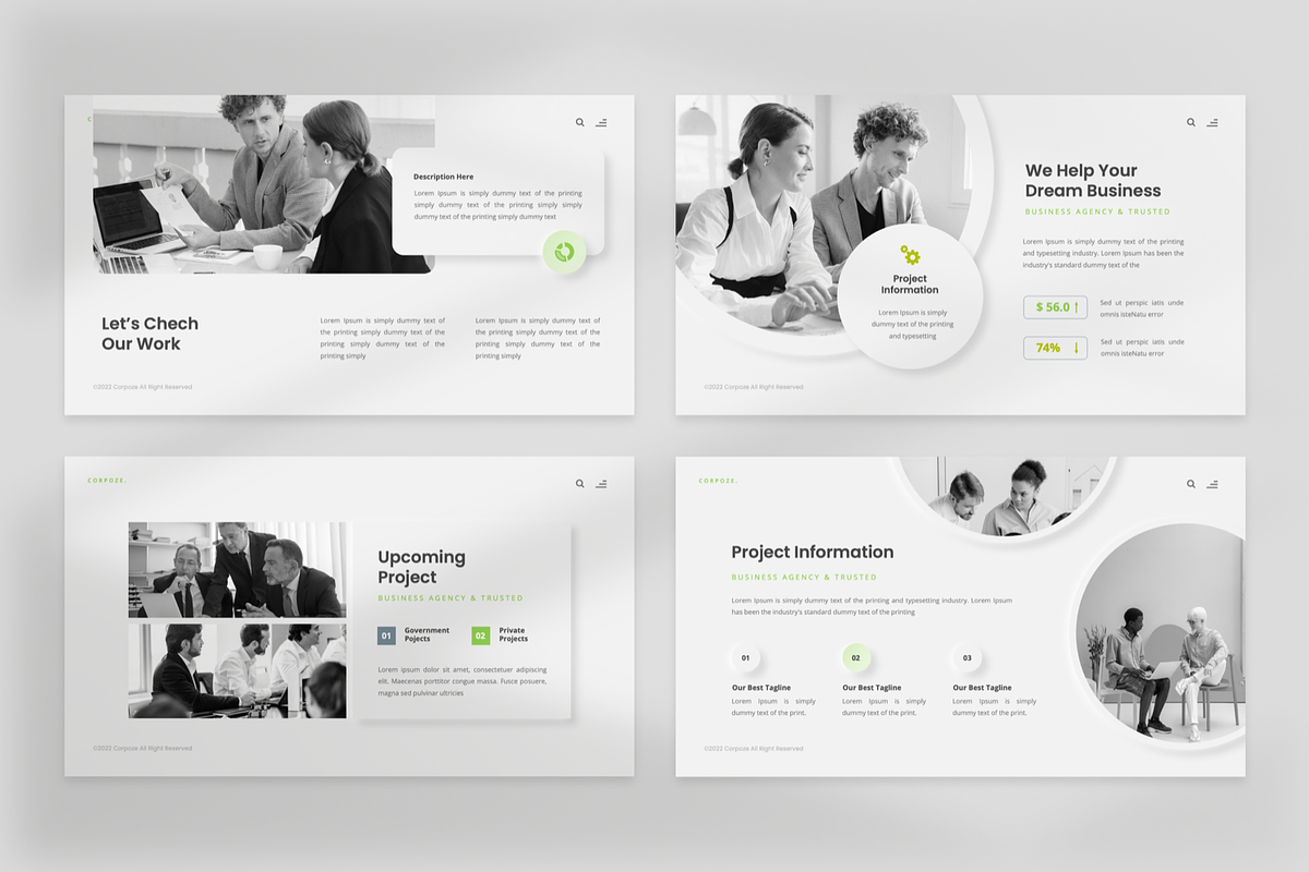 Company Profile - Googleslide, a Presentation Template by GraphauseProject (Photo 6 of 6)