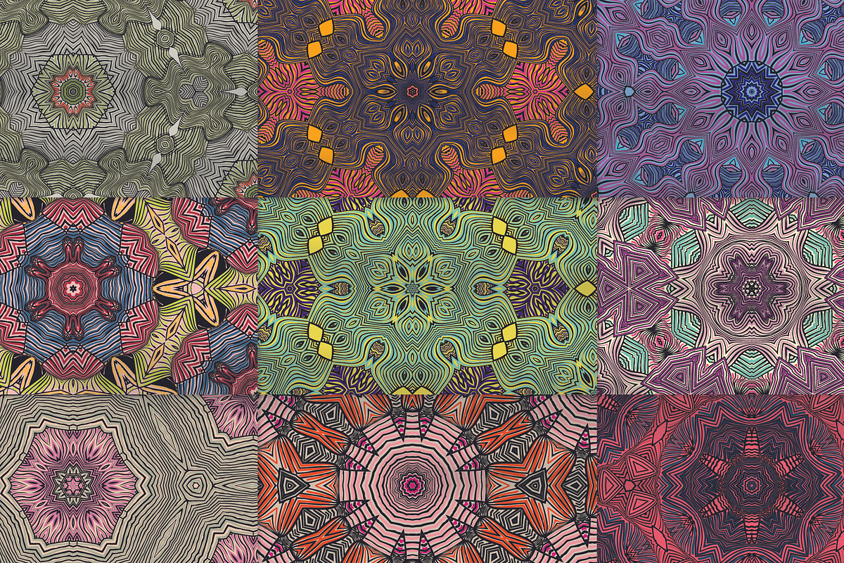 Seamless Pattern Mandala, a Pattern Graphic by Zebra-Finch (Photo 1 of 2)