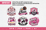 12 Cheerleader SVG Clipart Bundle, a Sport Illustration by Guavanaboy (Thumbnail 3 of 4)