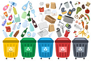 Waste Sorting Collection, a Food Illustration by Gulnara Sabirova (Thumbnail 2 of 9)