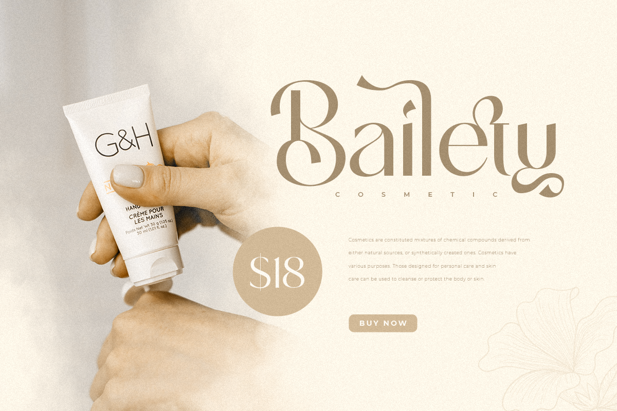 Rainfall - Elegant Display Font, a Sans Serif Font by Sensatype (Photo 9 of 16)