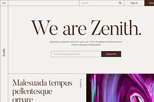 Zenith - Multipurpose Blog Theme