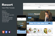 Resort - Hotel HTML5 Template, a HTML Template by ColorsThemes (Thumbnail 1 of 3)