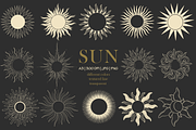 Celestial Soul. Sun Moon Space., a Pattern Graphic by Alena Zaytseva (Thumbnail 6 of 18)