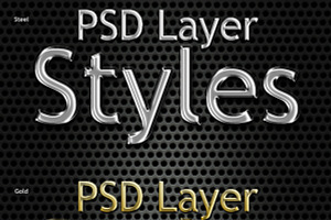 Photoshop Metal Text Styles