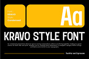 Kravo – Bold Condensed Sans for Head, a Sans Serif Font by roomspace creative lab (Thumbnail 3 of 12)