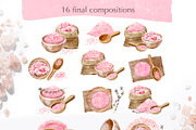 Pink Himalayan Salt Watercolor, a Food Illustration by Shabbypie (Thumbnail 3 of 5)