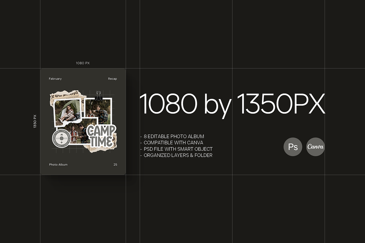 PHOTO COLLAGE | Instagram Template, a Social Media Template by Ghurafa Studio (Photo 4 of 7)