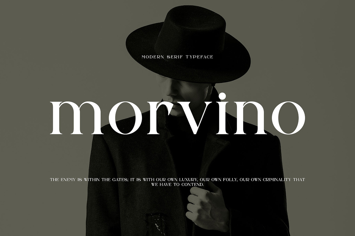 Alkon Modern Serif Typeface, a Serif Font by yaqublekker (Photo 2 of 8)
