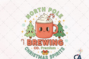 Christmas Sublimation Design PNG, an Illustration by Creative Art