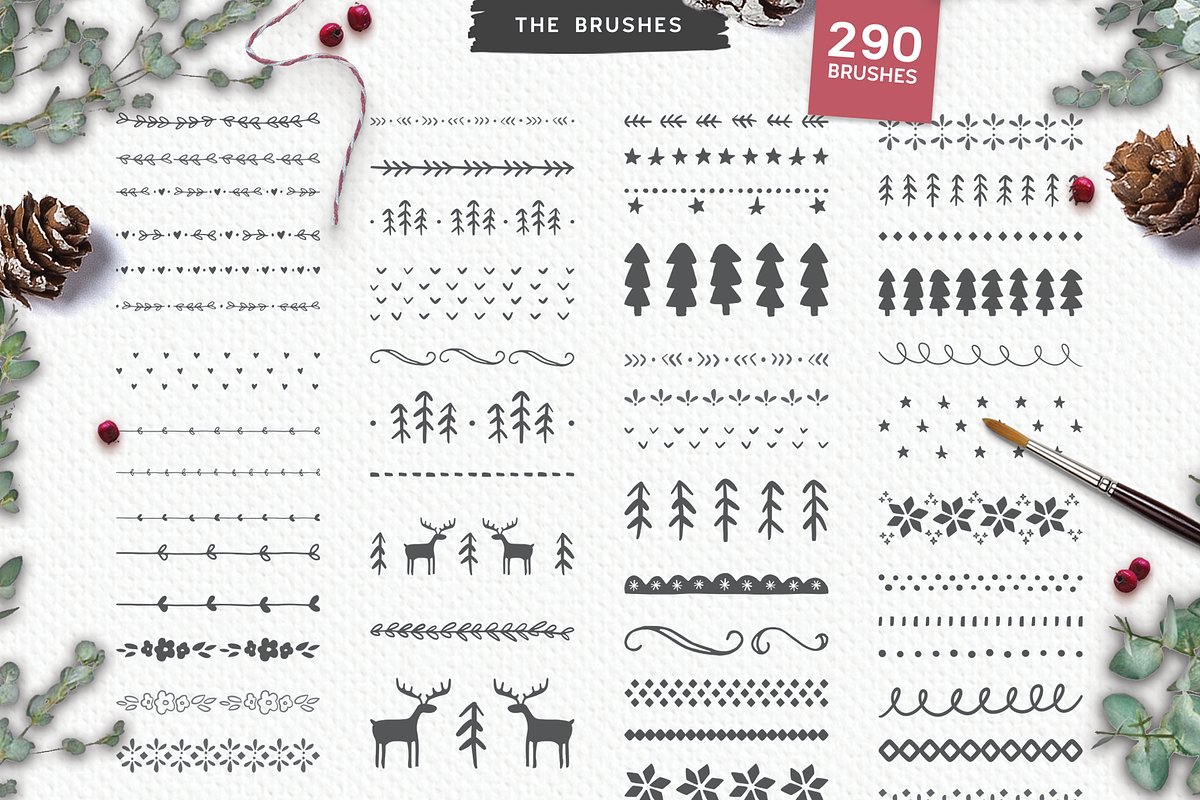 Sweater Weather Vector Brushes, a Brush Add-On by Emily Spadoni (Photo 7 of 11)