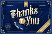 Prestige Signage, a Serif Font by Burntilldead (Thumbnail 13 of 13)