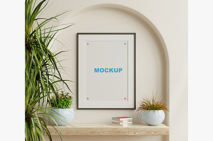 Frame picture mockup 002, a Poster Template by vanitjan