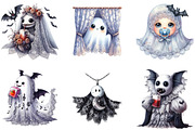 Halloween Lace Ghost Sublimation, an Illustration by DreamArtGraphic (Thumbnail 6 of 6)