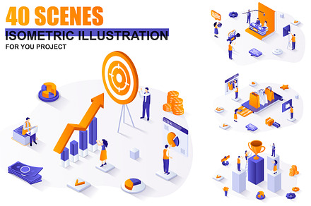 Isometric Web Illustrations