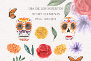 Dia de los Muertos Sugar Skulls, a Decorative Illustration by Catch the Dream Art (Thumbnail 10 of 11)
