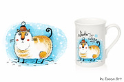 Wild Wild Cat - 14 illustrations, an Illustration by Zooza Art (Thumbnail 2 of 15)