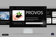 Provos - Clean Energy Pitch Deck, a Presentation Template by Claymoon Lab (Thumbnail 1 of 7)