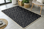 Dark Linen Minimal Floral Silhouette, a Pattern Graphic by one-touch (Thumbnail 6 of 9)