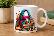 Cute Ghost Clipart Bundle, a Seasonal Illustration by CreationArt (Thumbnail 3 of 7)