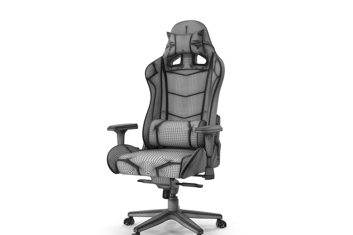 OPSeat Modern Computer Gaming Chair, a Furniture 3D Model by Tedi Permana (Photo 11 of 12)