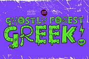 Ghostly Forest Greek, a Sans Serif Font by Rodrigo Typo (Thumbnail 1 of 5)