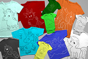 50 Hand Drawn Unicorn T-shirt Design, an Illustration by Character (Thumbnail 2 of 14)