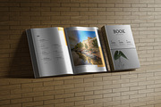 Book Cover Mockup A4, a Magazine Template by Creative_A23 (Thumbnail 11 of 11)