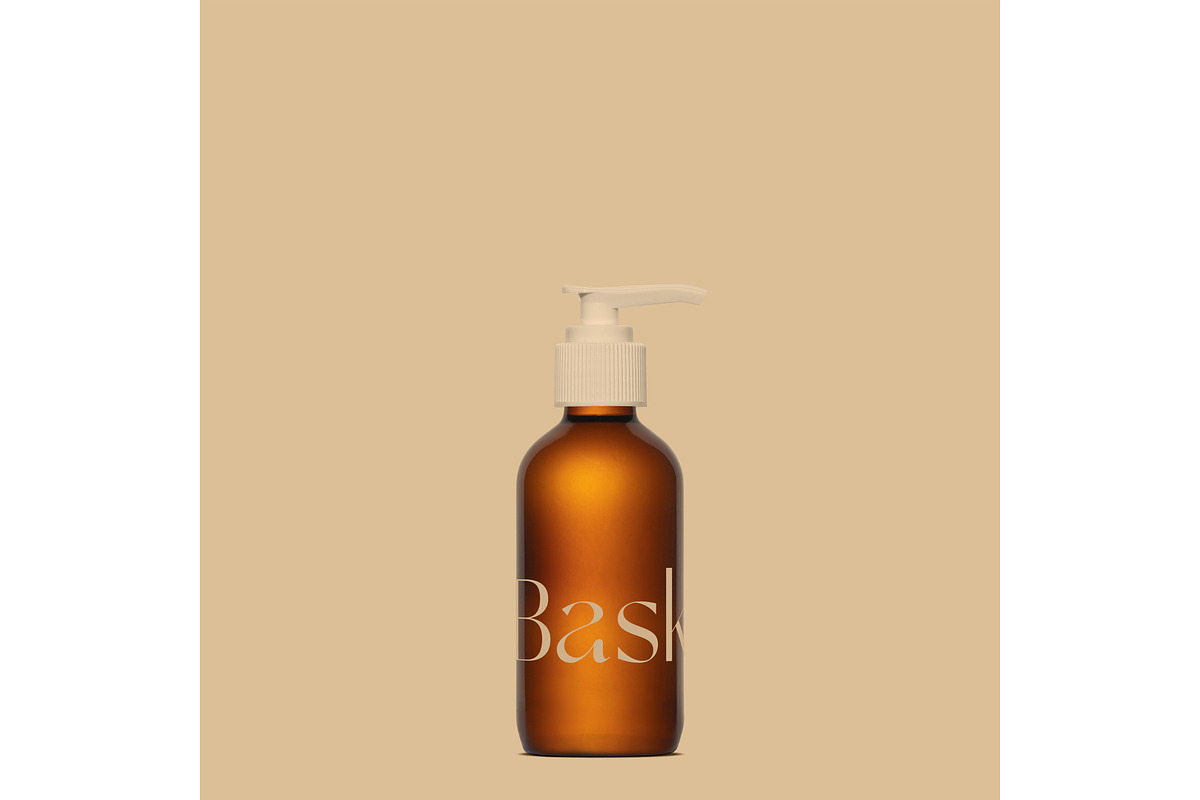 Amber Cosmetic Pump Bottle Mockup, a Cups & Container Mockup by Copal (Photo 5 of 16)