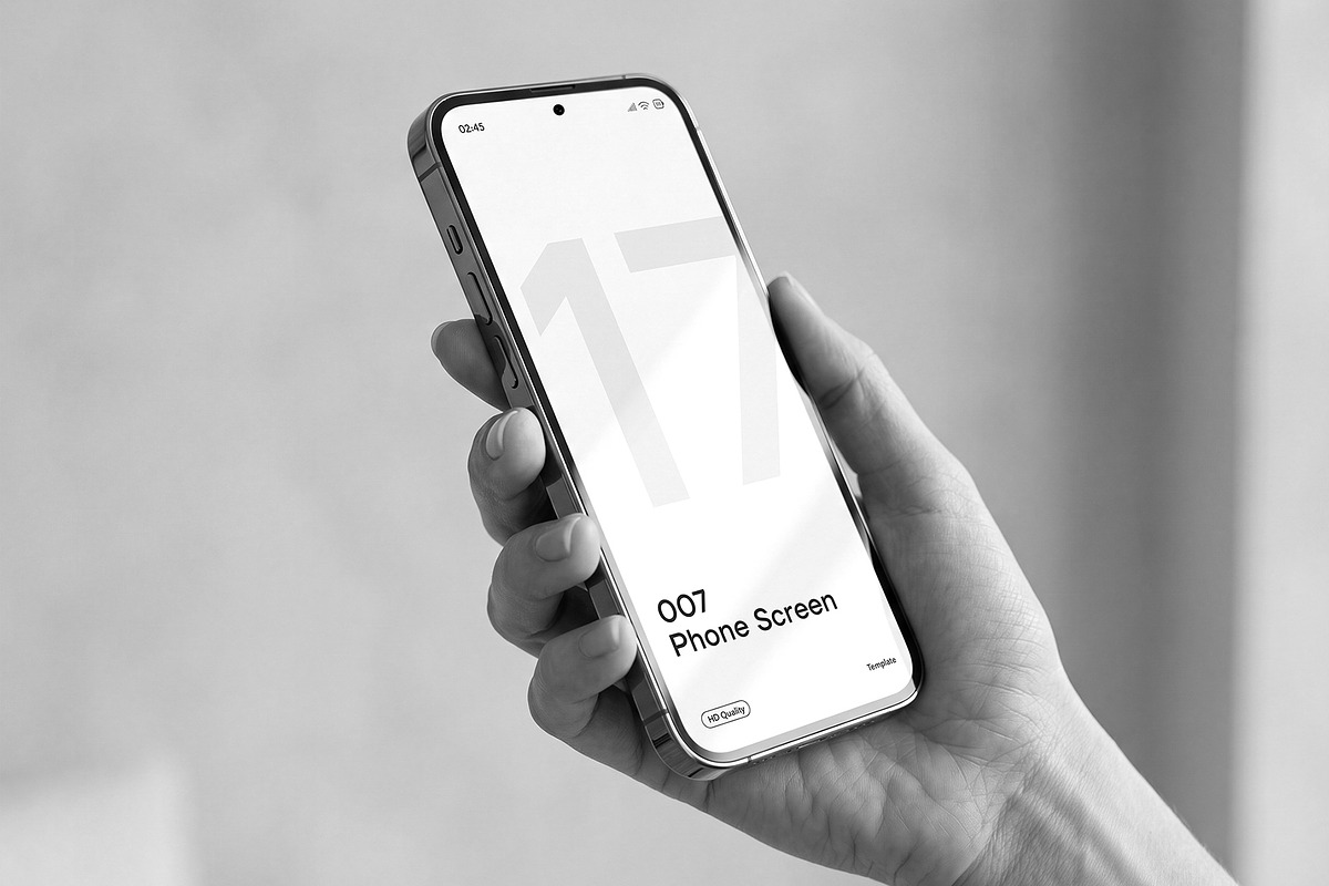iPhone 17 Pro Max Mockup, an iPhone Mockup by graphypix (Photo 4 of 4)