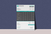 Modern Invoice Template for Business, a Stationery Template by BrandlyTemplate (Thumbnail 2 of 3)